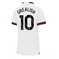 Dámy Fotbalový dres Manchester City Jack Grealish #10 2023-24 Venkovní Krátký Rukáv